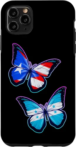 Vista 13 de Honduras Puerto Rico bicultural Roots. Butterfly Version Case for iPhone 17