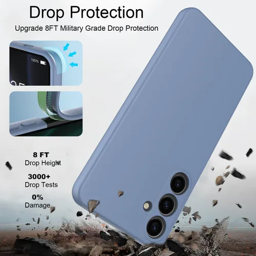 Vista 7 de Funda de silicona para Samsung Galaxy A36, duradera y elegante, probada contra caídas, goma de gel de silicona suave, ajuste delgado, protección a