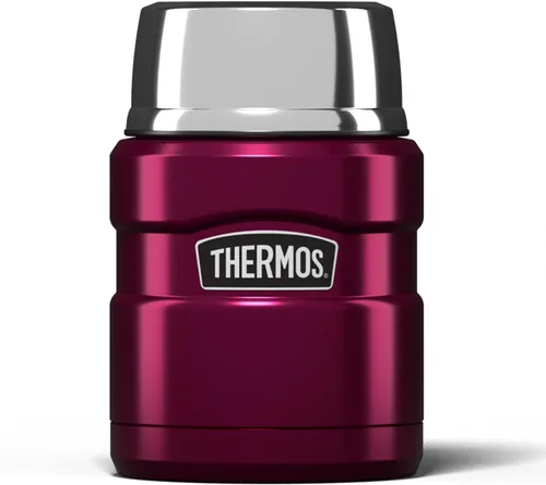 Vista 4 de Thermos Frasco de alimentos con tapa, cobre, 3.7 x 3.7 x 5.6 in