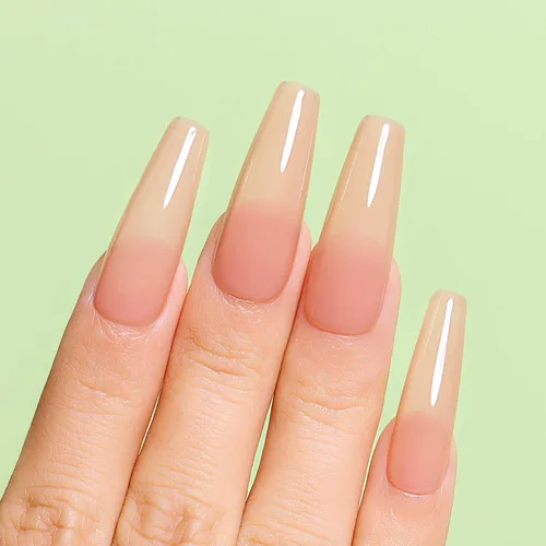 Vista 6 de AIMEILI Esmalte de uñas de gel de canela Soak Off UV LED translúcido (462) 0.3 fl oz