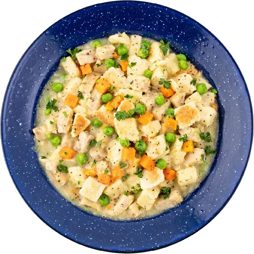 Vista 6 de Mountain House Teriyaki de pollo con arroz (2 porciones) Alimentos liofilizados para mochileros y campamentos