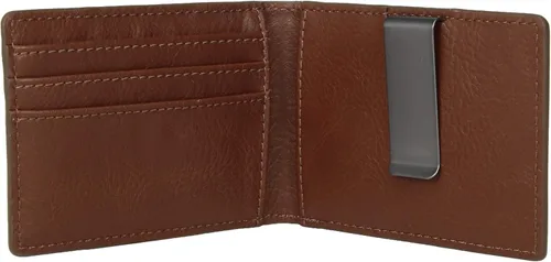 Vista 5 de Fossil Nev billetera de piel para hombre