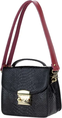 Vista 26 de Allzedream - Bolsa de hombro de repuesto de lona de cuero auténtico, 2