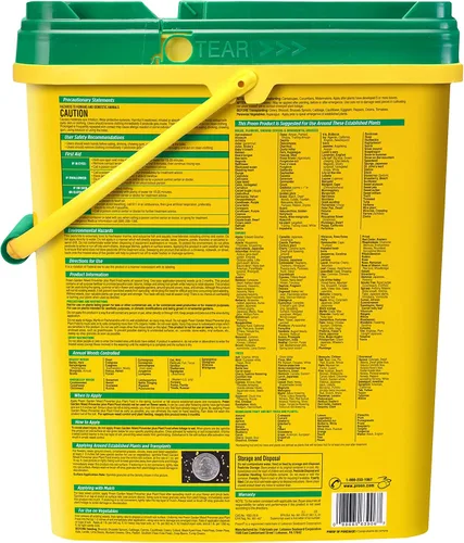 Vista 6 de Preen 246422 Extended Control Preventer de malezas y Preen Garden Weed Preventer Plus Plant Food