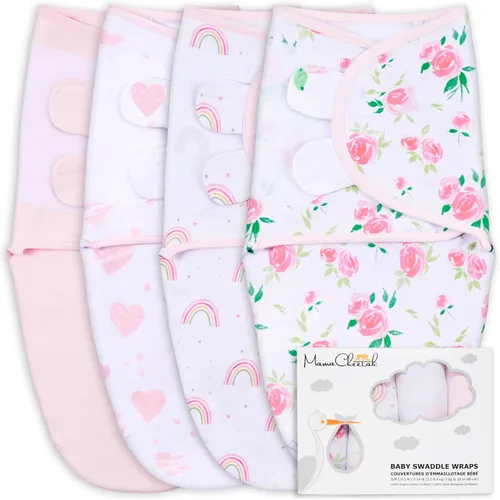 Vista 25 de Mama Cheetah Saco de envolver para bebés prematuros, saco de dormir orgánico para bebés prematuros, manta para envolver prematuros, envolturas
