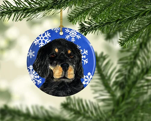 Vista 330 de Caroline's Treasures Cavalier Spaniel - Adorno de cerámica para colgar en el árbol de Navidad, para el hogar, Navidad, fiestas, regalo, 3 pulgadas