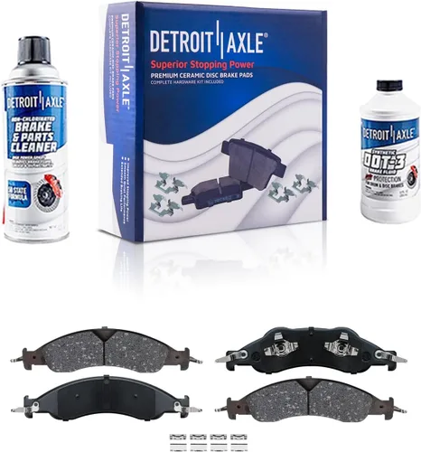 Vista 41 de Detroit Axle - Pastillas de Freno Delantero para Nissan Altima Maxima Sentra 350Z Cube Juke Versa INFINITI G35 I30 I35 Suzuki SX4 Crossover