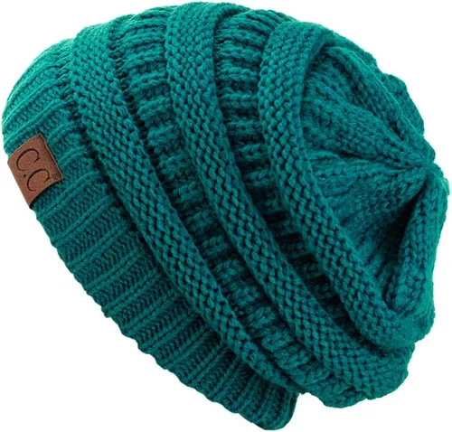 Vista 504 de C.C Trendy Warm Chunky Soft Stretch Cable Knit Beanie