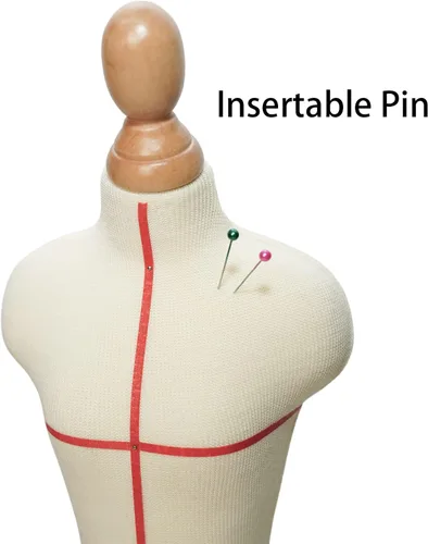Vista 6 de Maniquí de forma de vestido femenino
