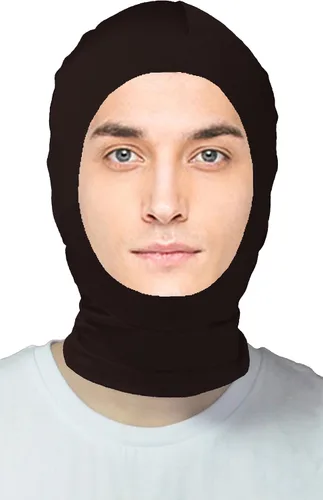 Vista 15 de VSVO Máscara de capucha Zentai de cara abierta