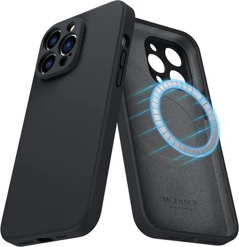 Vista 39 de Funda de silicona con soporte para iPhone 17 Pro [compatible con MagSafe] [Protección completa de la cámara] (6.3 pulgadas 2025), fundas de teléfono