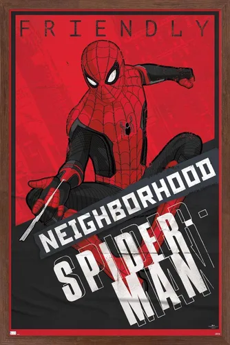 Vista 16 de Trends International Marvel Spider-Man: No Way Home - Póster de pared, 22.4 pulgadas de largo x 14.7 pulgadas, versión enmarcada en madera