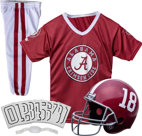 Vista 19 de Franklin Sports NCAA - Conjunto de uniforme de fútbol americano para niños, camiseta de fútbol universitario, casco + pantalones para niños y niñas