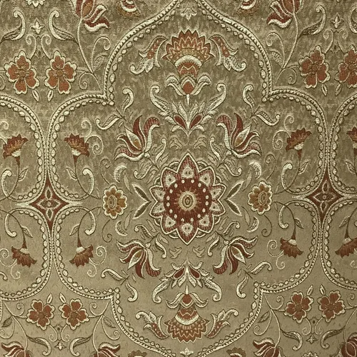 Vista 8 de Tela jacquard clásica de lujo con diseño ornamentado marroquí para tapicería, sofá, silla, comedor, tratamiento de ventanas, manualidades, 54