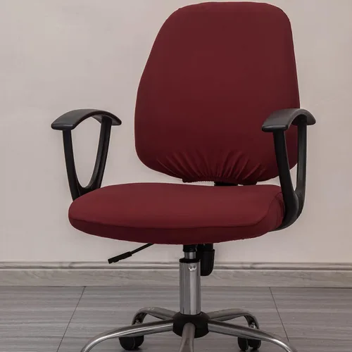 Vista 10 de Melaluxe Fundas para Silla de Oficina de Computadora, Funda Universal Protectora y Elástica, Funda Elástica para Silla Giratoria (Negro)