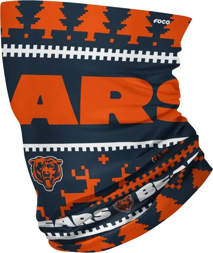 Vista 90 de FOCO NFL unisex-adult Nfl Team Logo Neck Gaiter Multiuse Mini impresión del color del equipo.