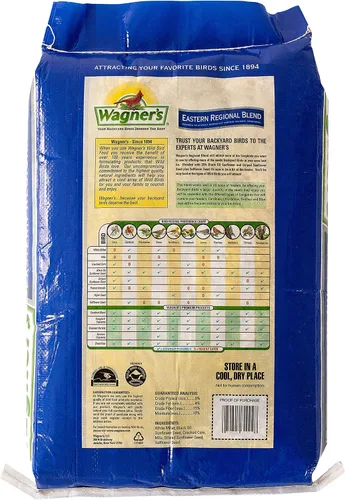 Vista 4 de Wild Delight Inshell Peanuts, 5 libras y Wagner's 62004 Eastern Regional - Alimento para aves silvestres, bolsa de 20 libras