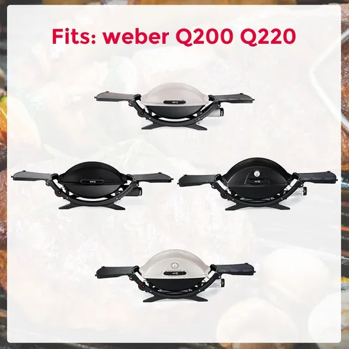 Vista 5 de Uniflasy 80476 Regulador de válvula de parrilla de gas para parrillas de gas Weber Q2000, Q2200 y Q200 Q220 Series 396001 396002 566001 566002