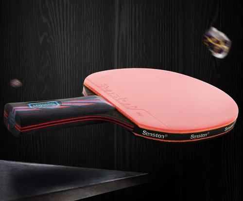 Vista 4 de Senston Juego de 2 palas profesionales de ping pong intermedias avanzadas, raquetas de tenis de mesa con estuche de transporte