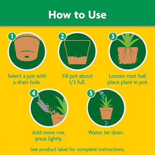 Vista 7 de Miracle-Gro - Mezcla para macetas de 2 pies cúbicos y paquete de 24 picos de alimentos para plantas de interior Garden Soil, Continuous Feeding