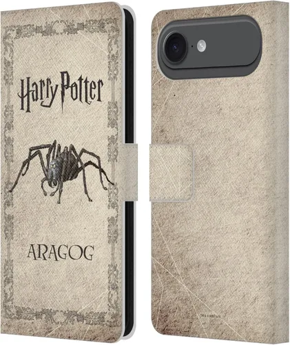 Vista 64 de Head Case Designs Funda de piel con licencia oficial de Harry Potter Aragog Spider Creature Chamber of Secrets II, compatible con Apple iPhone 11