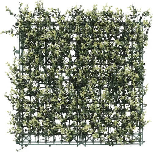 Vista 28 de E&K Panel de valla de plantas artificiales de 20 x 20 pulgadas, hojas sintéticas, césped, panel de privacidad para interiores y exteriores