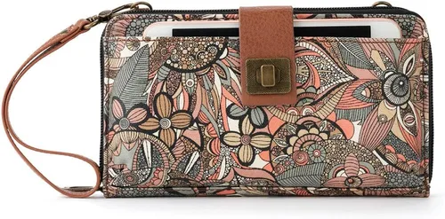 Vista 16 de Sakroots Artist Circle - Cartera/Brazalete grande para teléfono celular Aqua World