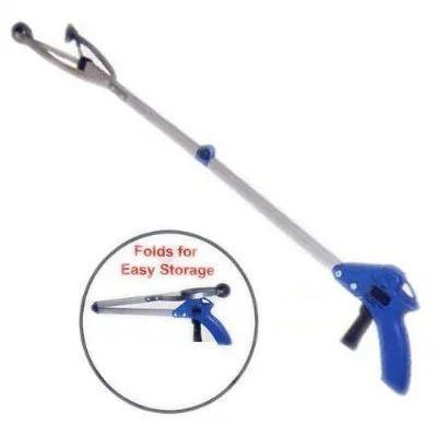 Vista 2 de Herramienta de recogida y alcance plegable de 31 pulgadas con mango de bloqueo - Herramienta de alcance plegable