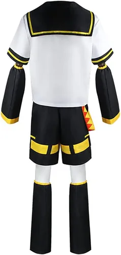 Vista 3 de Disfraz de cosplay, traje de cosplay, uniforme unisex, juego de rol, conjunto completo de fiesta