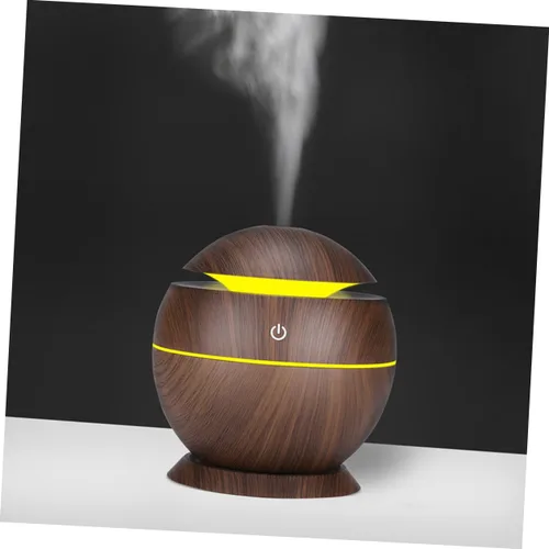 Vista 8 de Mini humidificador de aire USB difusor de aroma con acabado de grano humidificador portátil para oficina en casa y automóvil mejora la calidad