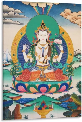 Vista 22 de Póster artístico con texto en inglés «Lord Shiva And His Family» («Lord Shiva And His Family») - Póster decorativo moderno para decorar la pared