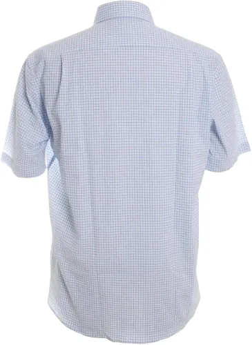 Vista 3 de Scott Barber Short Sleeve Sky Seersucker