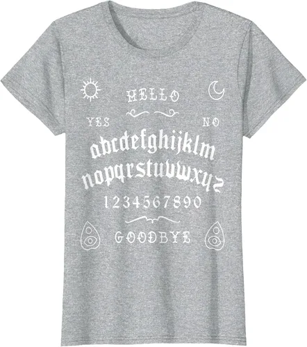 Vista 71 de Camiseta inspirada en la tabla Spirit Board Ouija Asphalt Grey