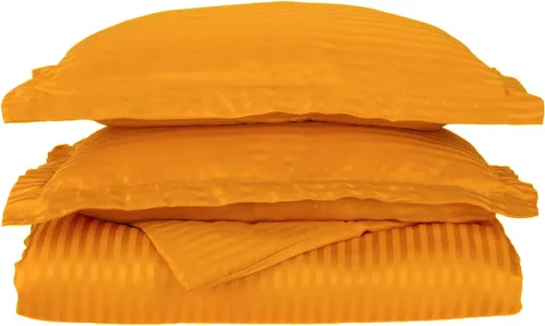 Vista 18 de LaxLinen Juego de funda de edredón de 3 piezas (1 funda de edredón con 2 fundas de almohada) 100% algodón de calidad suave, con cierre
