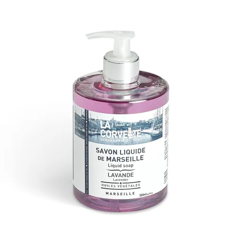 Vista 2 de La Corvette Jabón Líquido Marsella LAVANDA 16.9 fl oz