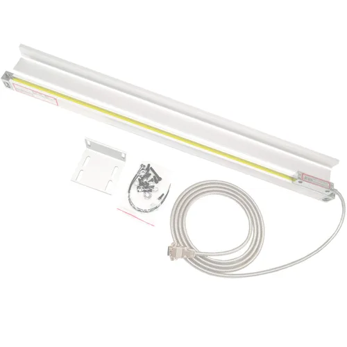 Vista 11 de Lectura digital de 2/3 ejes y codificador DRO de escala de vidrio lineal de precisión TTL para torno de fresado. Nota: la pantalla y las básculas se