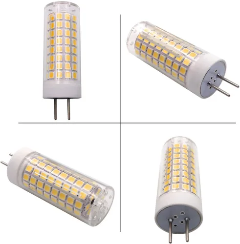 Vista 6 de ZHENMING Bombilla LED GY6.35 G6.35 de 7 W CA 110 V-130 V (no se puede utilizar a bajo voltaje de 12 V), blanco cálido 3000 K regulable 65 W