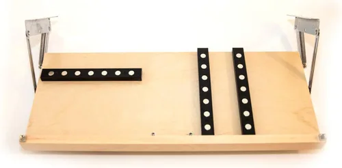 Vista 4 de Estante de almacenamiento de cuchillos Drop Block para debajo del gabinete - Pequeño, Negro Negro/Ébano