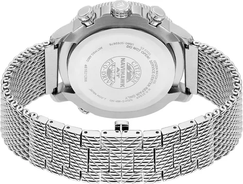 Vista 3 de Citizen Men's Promaster Navihawk A-T Eco-Drive Pilot Watch, Atomic Timekeeping, Chronograph, Power Reserve Indicator, Luminous Hands and Markers