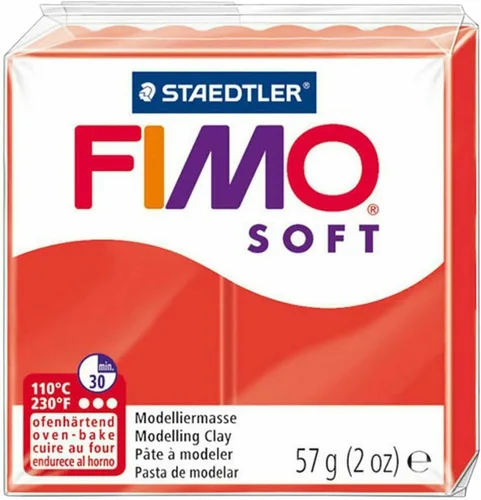 Vista 4 de FIMO Staedtler - Arcilla para modelar horno de polímero suave, tonos de puesta de sol, juego de 6