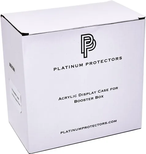 Vista 5 de Vitrina de acrílico compatible con Pokemon Booster Box apilable magnético superior con protección UV premium