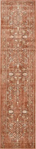 Vista 4 de Unique Loom Oslo Collection - Alfombra de área Osterbro (2 pies x 5 pies 1 pulgada, beige/marrón claro)