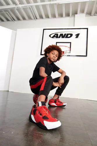 Vista 6 de AND1 Override - Zapatos de baloncesto para niños y niñas, tenis de baloncesto altos, talla juvenil de 1 a 7, zapatos de baloncesto para niños