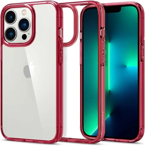 Vista 23 de Spigen Funda para iPhone 12 Mini, ultra híbrida, sin anillo magnético, antiamarilleo, transparente