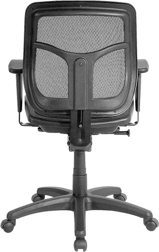 Vista 3 de Eurotech Seating Apollo - Silla de malla con sincronizador, color negro