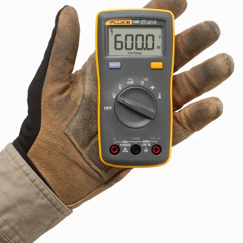 Vista 4 de Fluke Multímetro digital del tamaño de la palma 106 (EE. UU.), CAT III 600V CAT III 600V