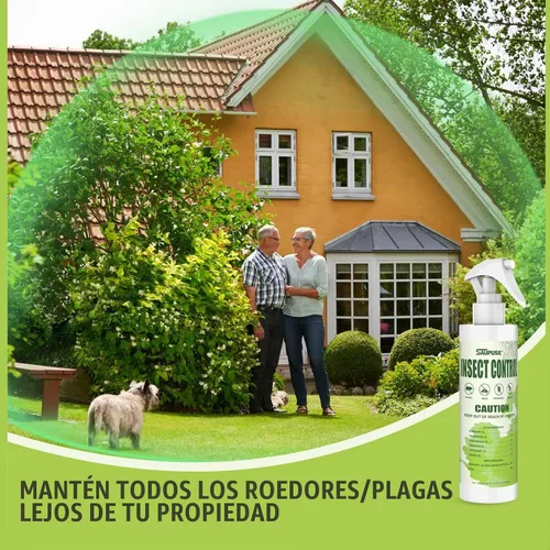 Vista 7 de Spray de aceite de menta para roedores e insectos, repelente de arañas