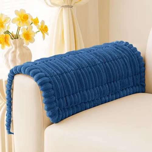 Vista 47 de Smiry - Funda para sofá para perros lavable, fundas para sofá de mascotas no deslizantes y peludas para sofá de 3 cojines, aptas para mascotas