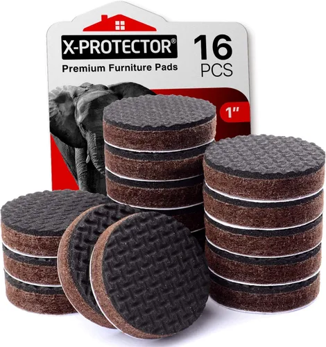 Vista 16 de X-Protector - Almohadillas antideslizantes para muebles, 8 piezas de goma de 1 x 4 pulgadas, tapones de patas de muebles para evitar deslizamientos