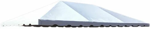 Vista 9 de Party Tents Direct - Toldo de vinilo de PVC de repuesto de 20 x 20 pies Blanco